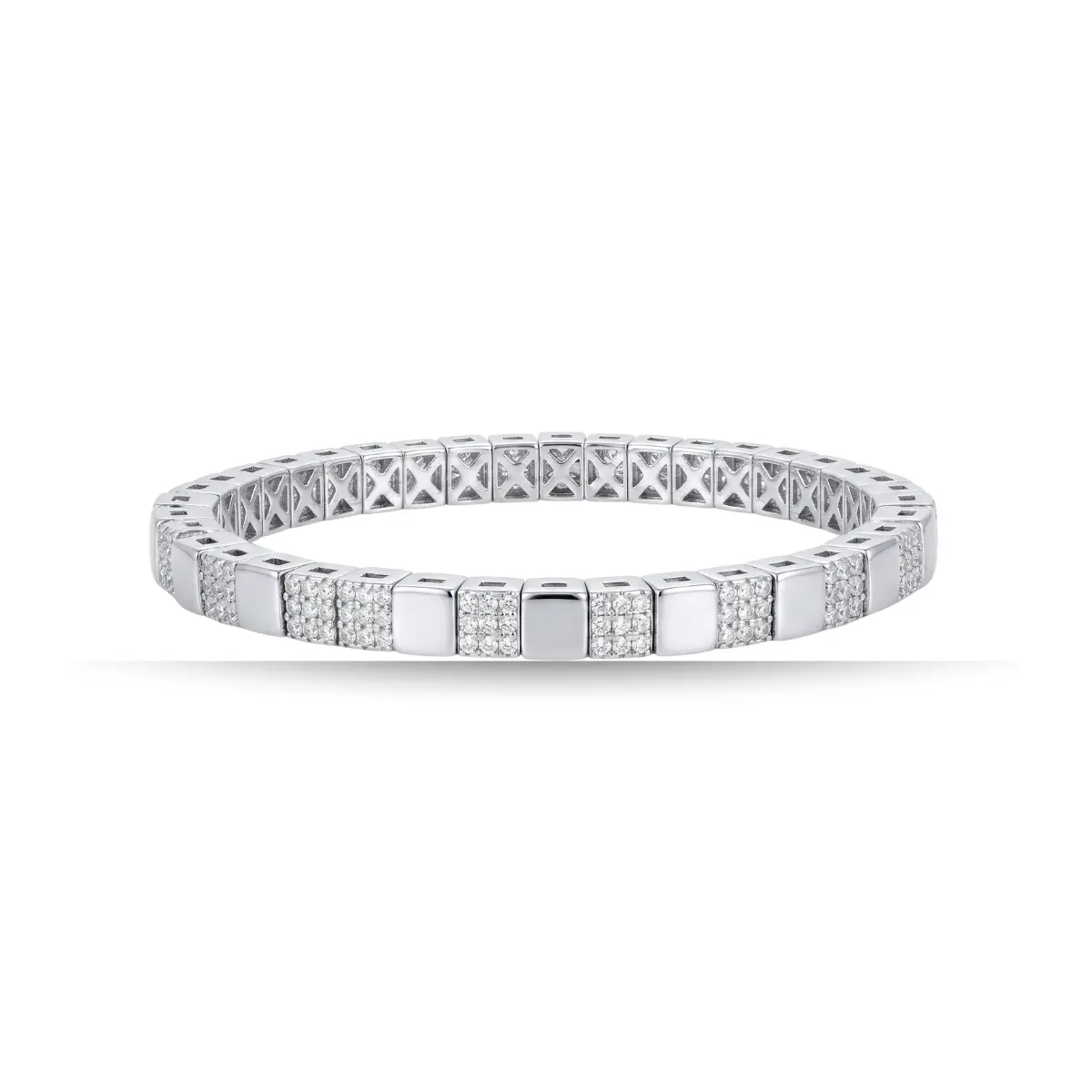 925 Sterling Silver Optimized Stretchable Bracelet For Women